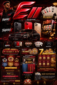 E11 Game online gaming hub featuring E11 Login, E11 App Download, E11 APK, Slots, Poker, Rummy, Sports, Live Casino, Crash, Fishing, Lottery, and Table Games.